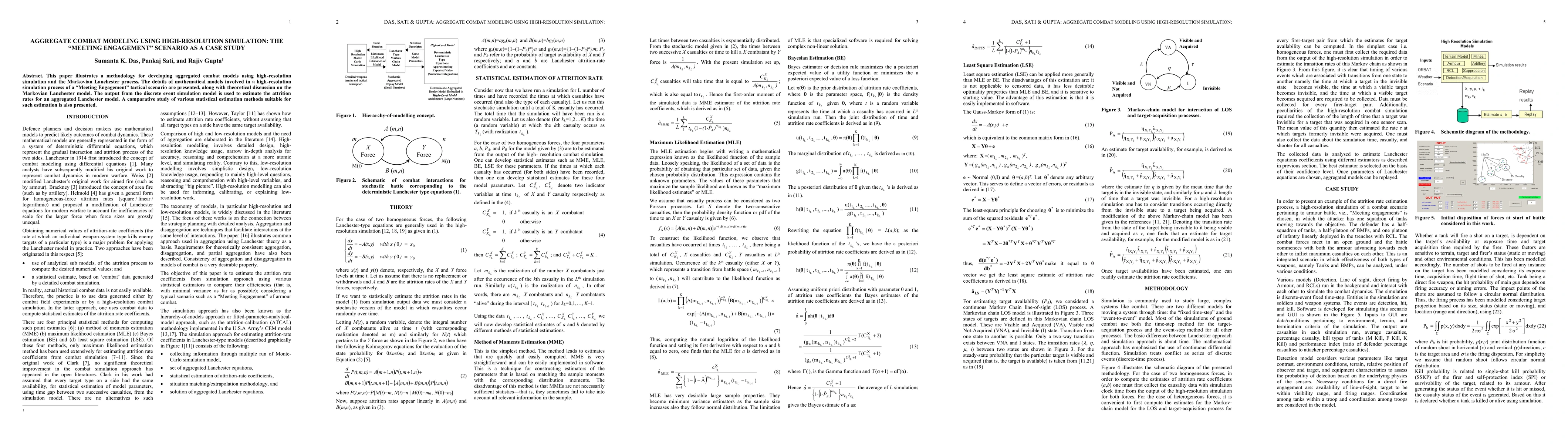 Thumbnail for Aggregate combat modeling using high-resolution simulation: "the "meeting engagement"scenario as a case study