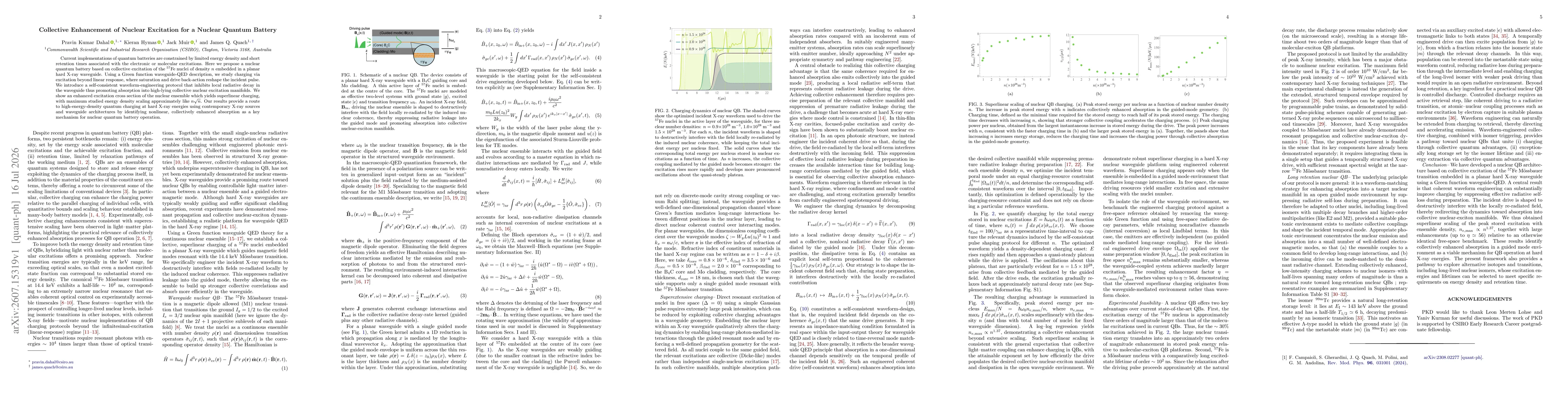 Thumbnail for Collective Enhancement of Nuclear Excitation for a Nuclear Quantum Battery