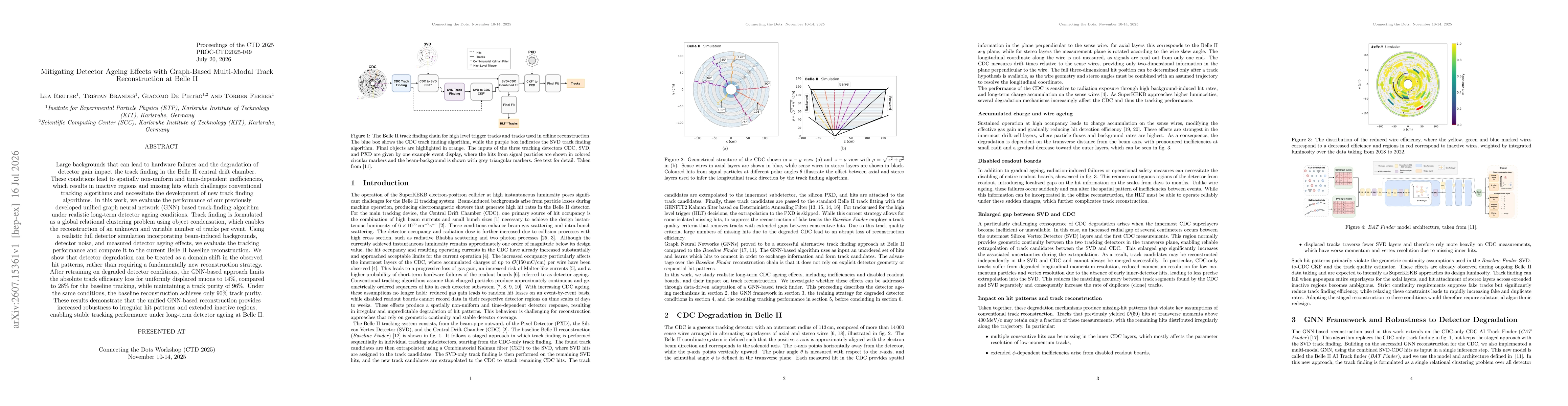 Thumbnail for Mitigating Detector Ageing Effects with Graph-Based Multi-Modal Track Reconstruction at Belle II