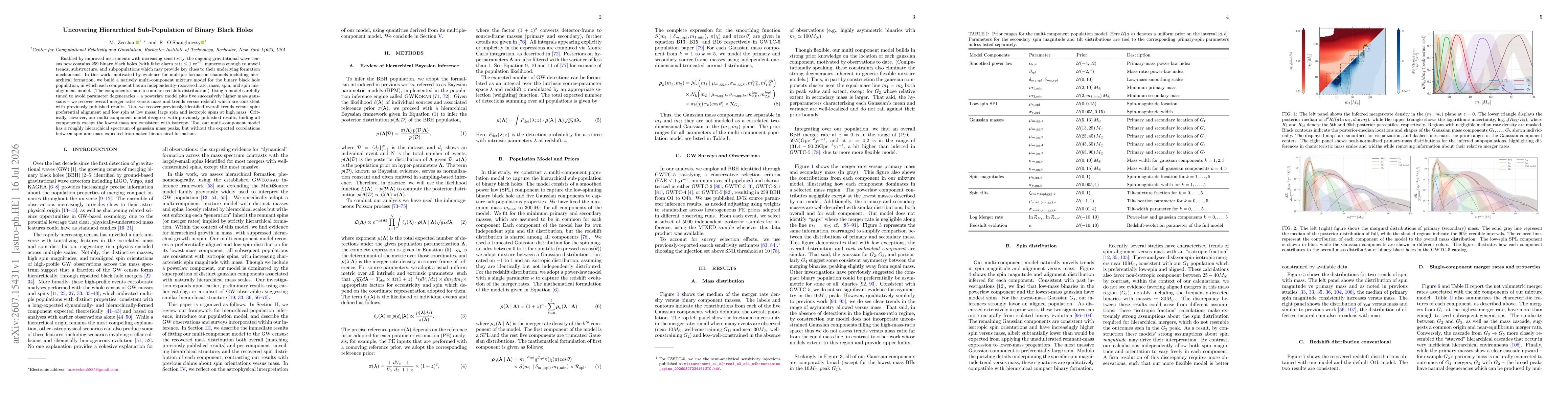 Thumbnail for Uncovering Hierarchical Sub-Population of Binary Black Holes