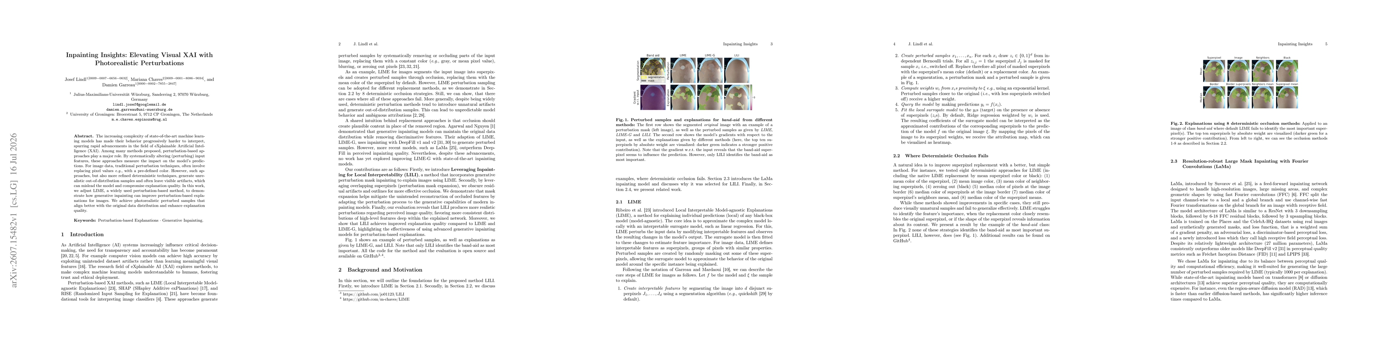 Thumbnail for Inpainting Insights: Elevating Visual XAI with Photorealistic Perturbations