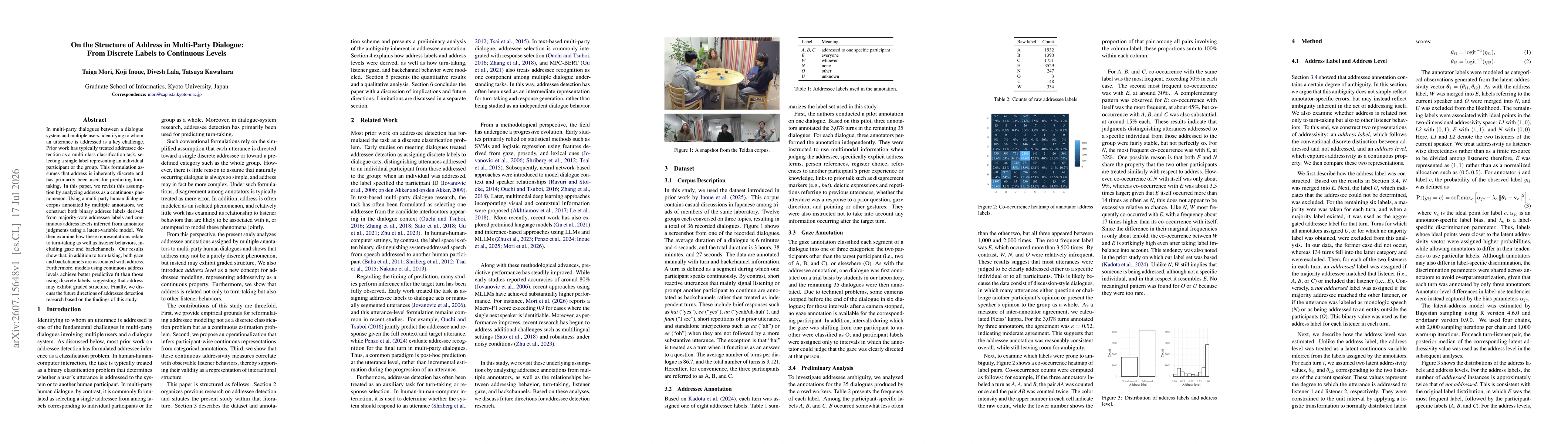 Thumbnail for On the Structure of Address in Multi-Party Dialogue: From Discrete Labels to Continuous Levels