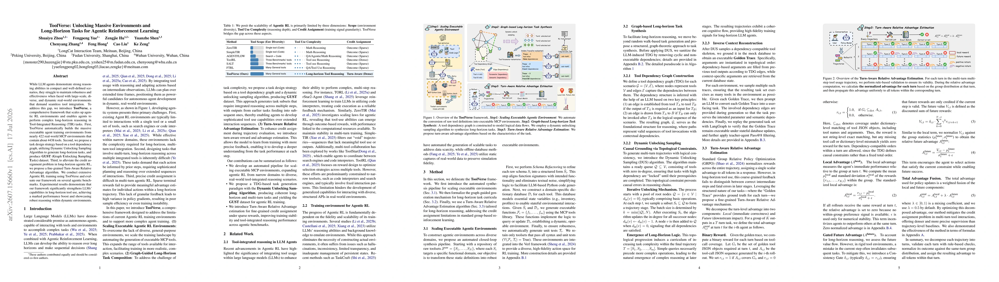 Thumbnail for ToolVerse: Unlocking Massive Environments and Long-Horizon Tasks for Agentic Reinforcement Learning