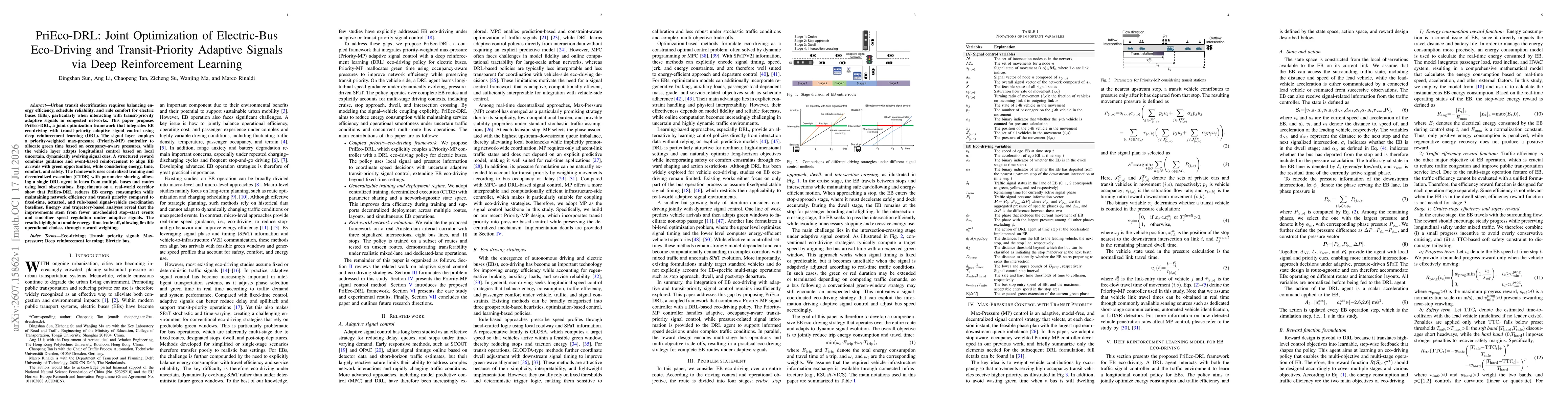 Thumbnail for PriEco-DRL: Joint Optimization of Electric-Bus Eco-Driving and Transit-Priority Adaptive Signals via Deep Reinforcement Learning