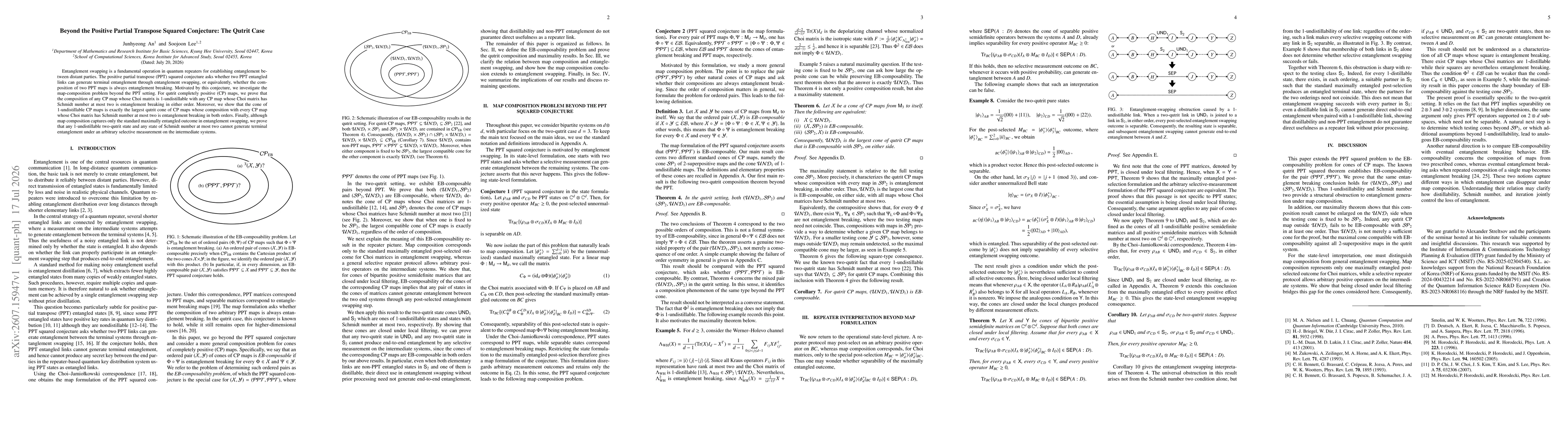 Thumbnail for Beyond the Positive Partial Transpose Squared Conjecture: The Qutrit Case