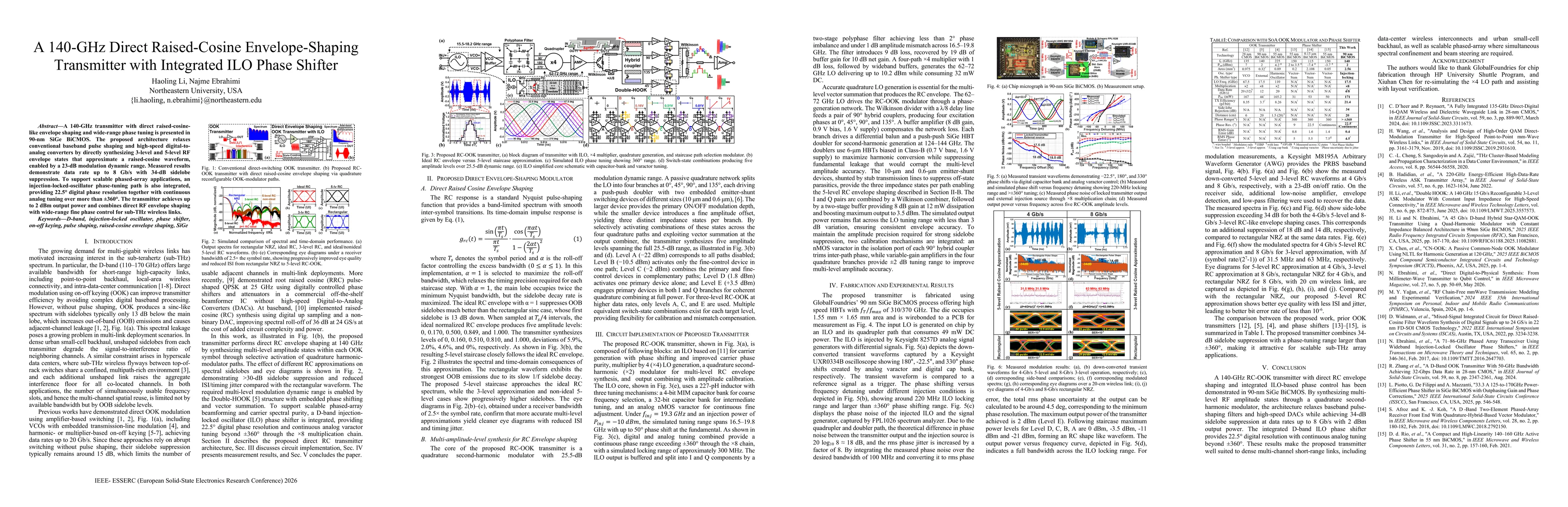 Thumbnail for A 140-GHz Direct Raised-Cosine Envelope-Shaping Transmitter with Integrated ILO Phase Shifter
