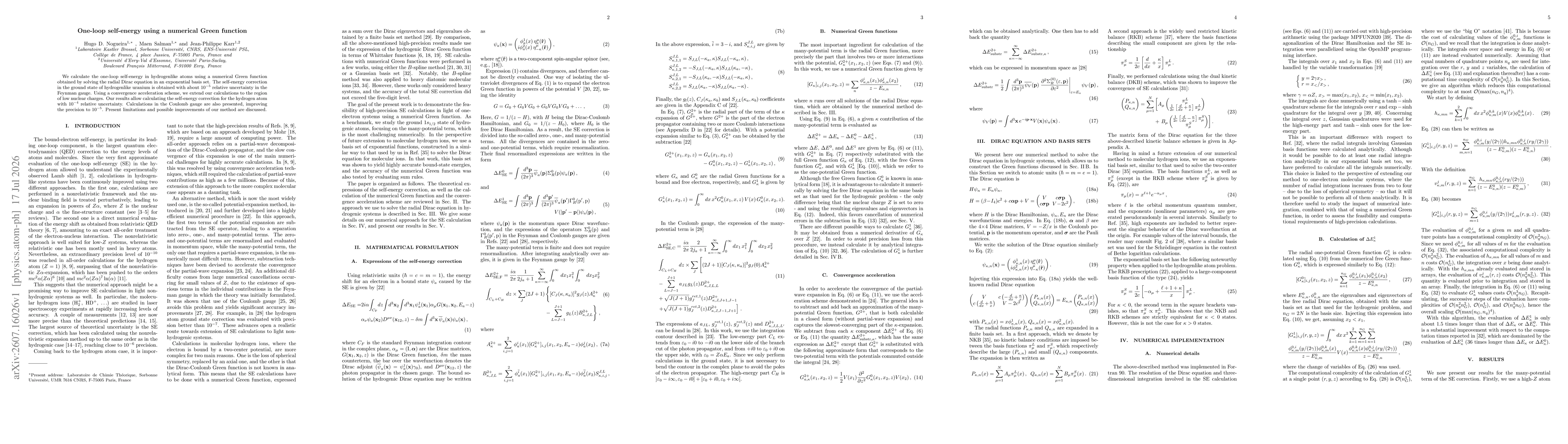Thumbnail for One-loop self-energy using a numerical Green function