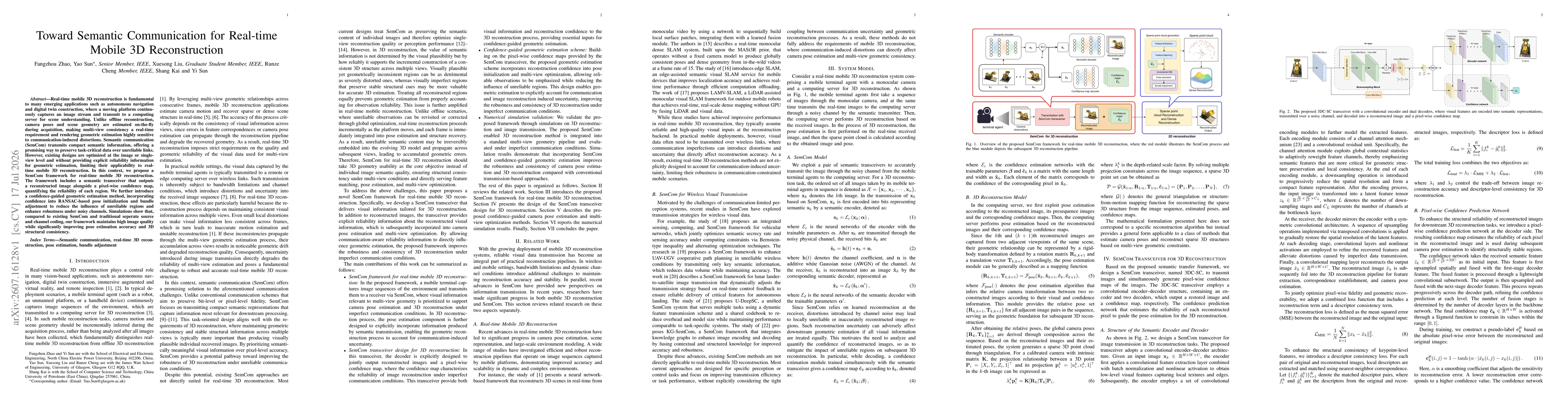 Thumbnail for Toward Semantic Communication for Real-time Mobile 3D Reconstruction