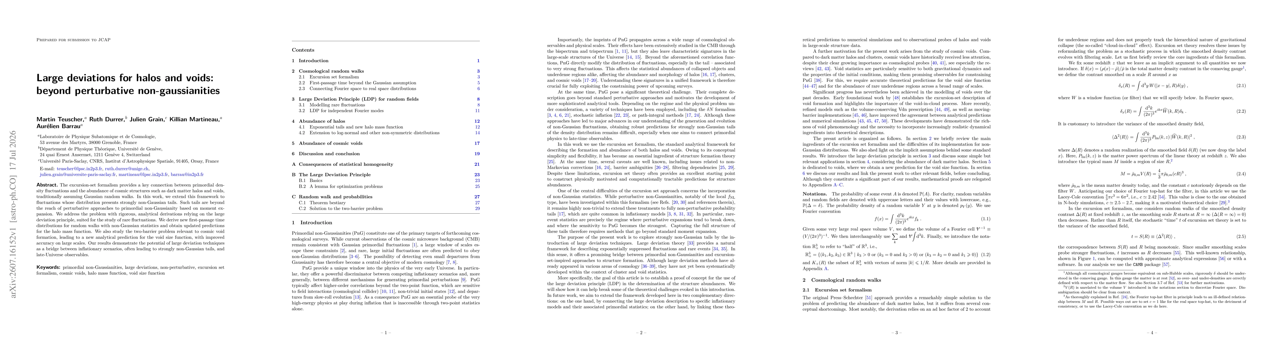 Thumbnail for Large deviations for halos and voids: beyond perturbative non-gaussianities