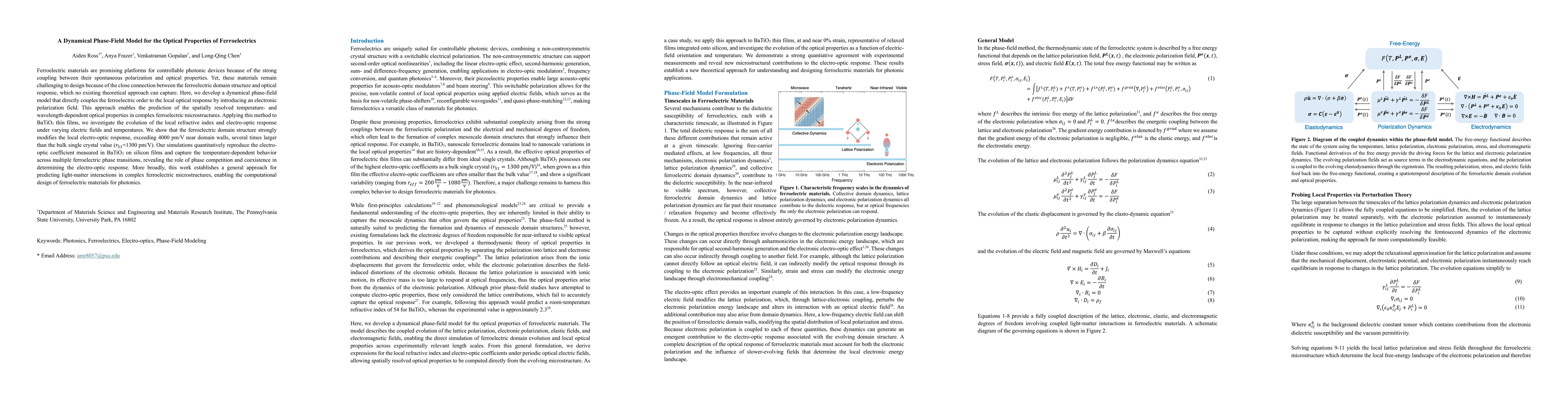 Thumbnail for A Dynamical Phase-Field Model for the Optical Properties of Ferroelectrics