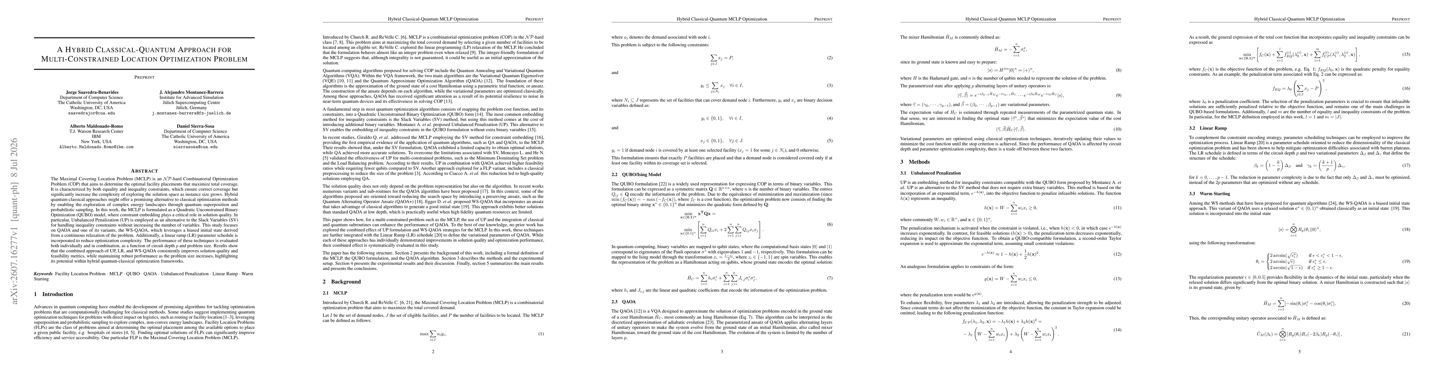 Thumbnail for A Hybrid Classical-Quantum Approach for Multi-Constrained Location Optimization Problem