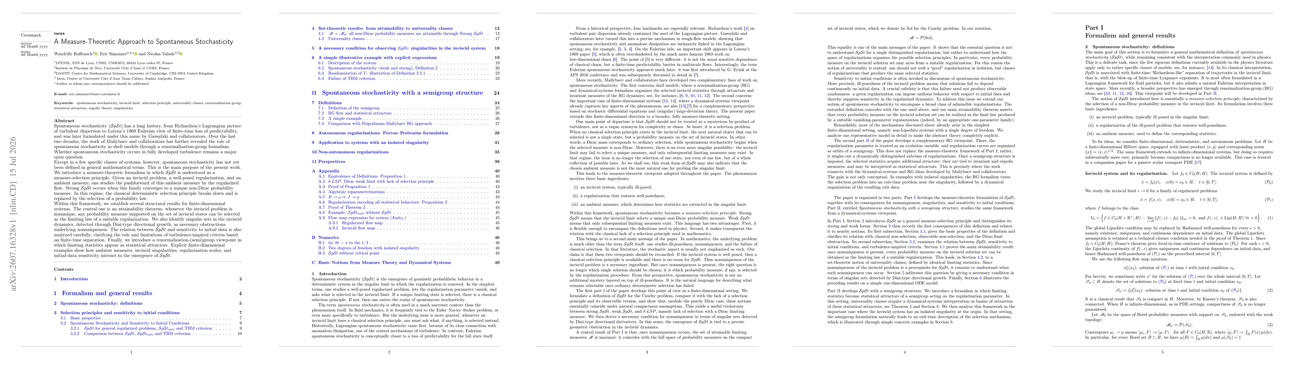 Thumbnail for A Measure-Theoretic Approach to Spontaneous Stochasticity