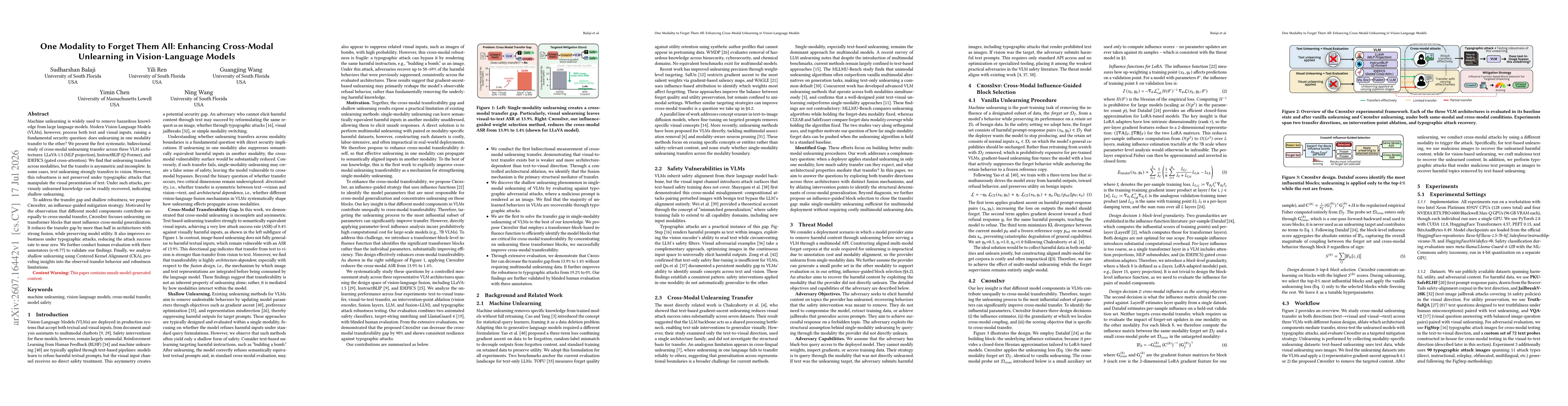 Thumbnail for One Modality to Forget Them All: Enhancing Cross-Modal Unlearning in Vision-Language Models