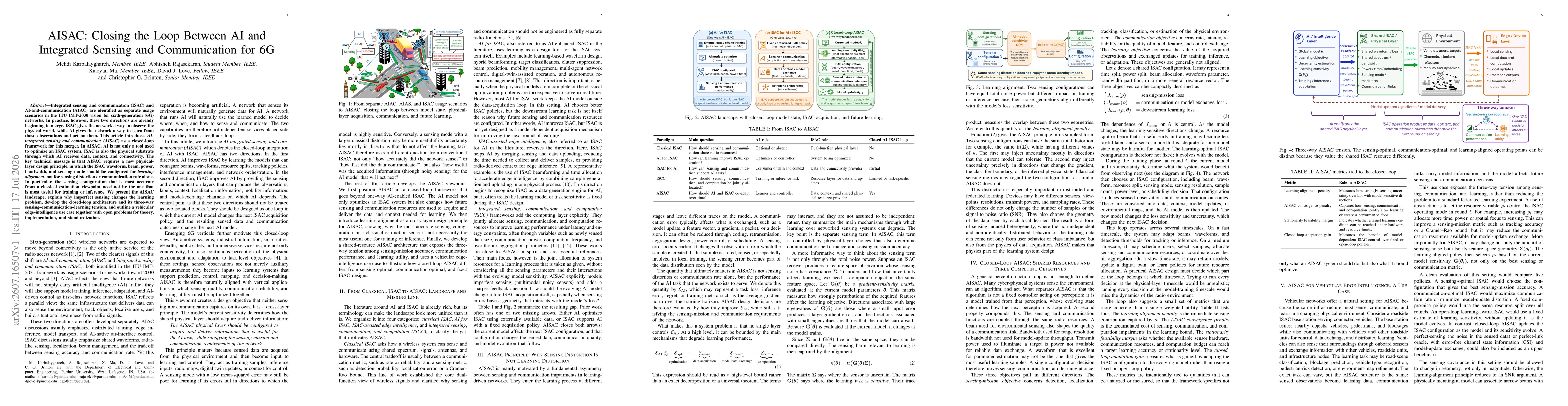 Thumbnail for AISAC: Closing the Loop Between AI and Integrated Sensing and Communication for 6G