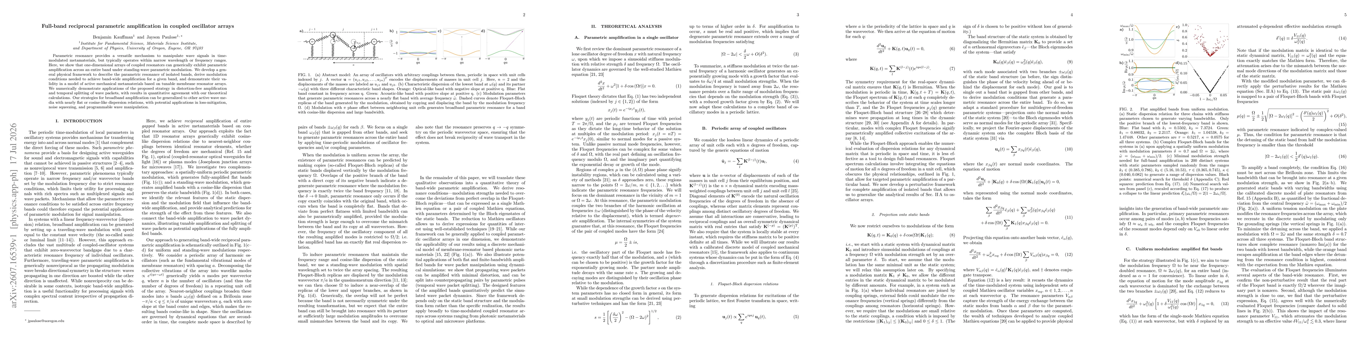 Thumbnail for Full-band reciprocal parametric amplification in coupled oscillator arrays