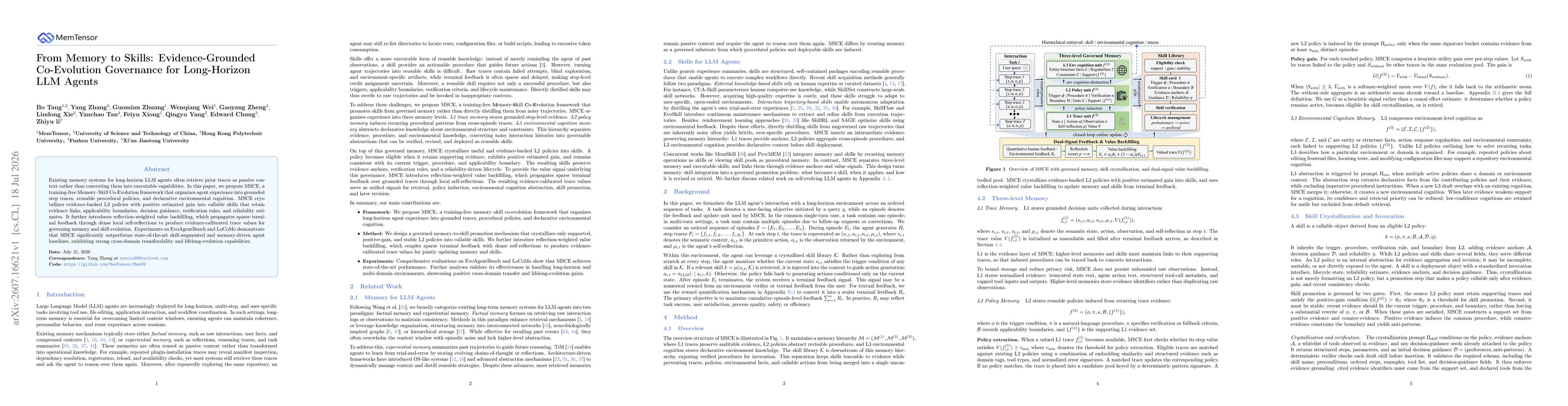 Thumbnail for From Memory to Skills: Evidence-Grounded Co-Evolution Governance for Long-Horizon LLM Agents