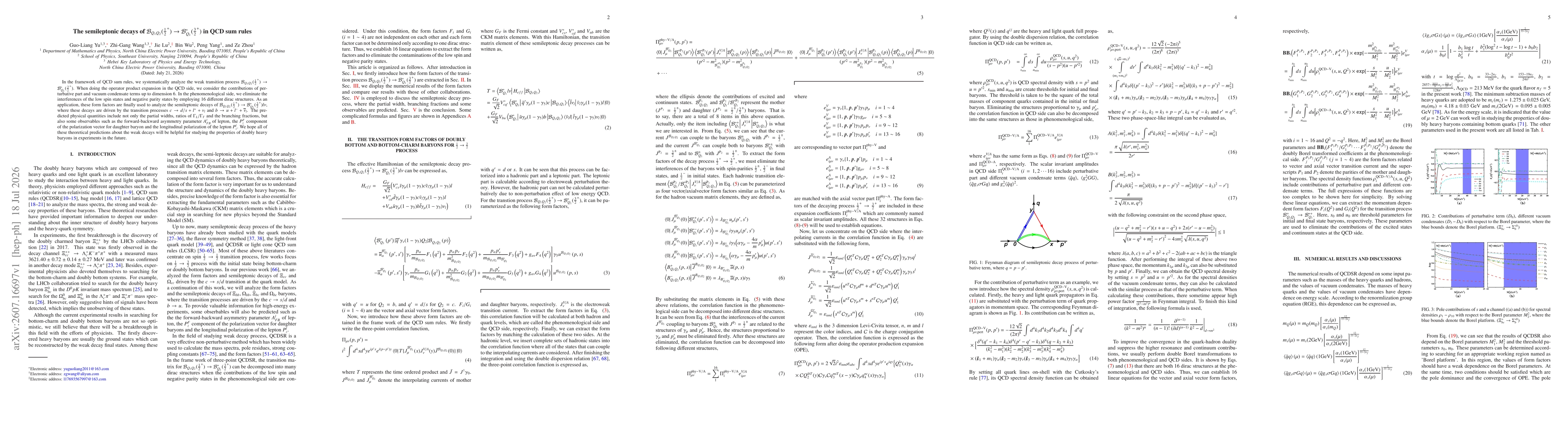 Thumbnail for The semileptonic decays of $\mathcal{B}_{Q_{1}Q_{2}}(\frac{1}{2}^{+})\rightarrow\mathcal{B}_{Q_{1}}^{*}(\frac{3}{2}^{+})$ in QCD sum rules