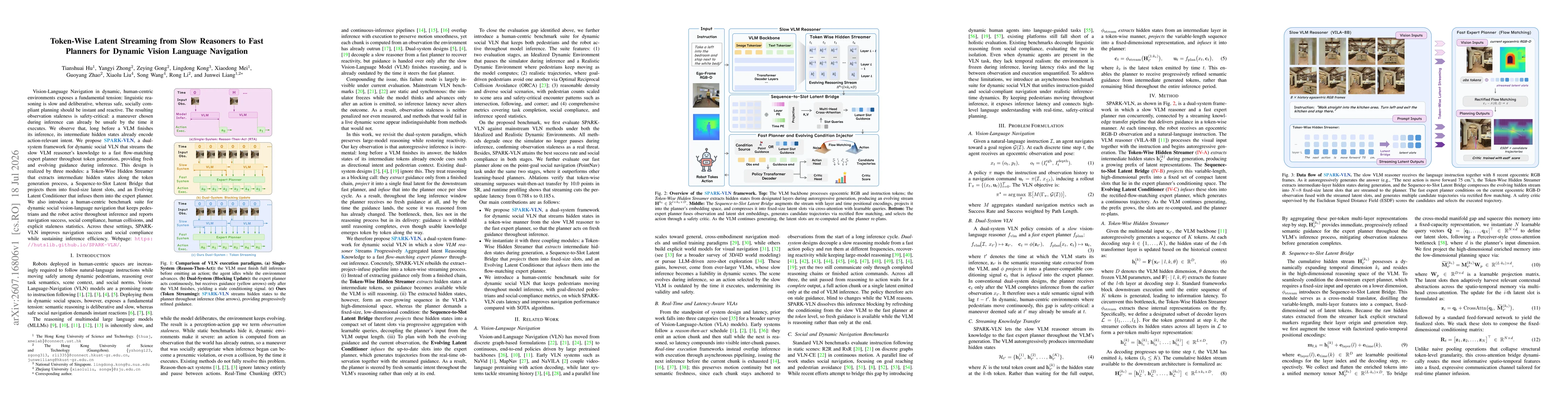 Thumbnail for Token-Wise Latent Streaming from Slow Reasoners to Fast Planners for Dynamic Vision Language Navigation