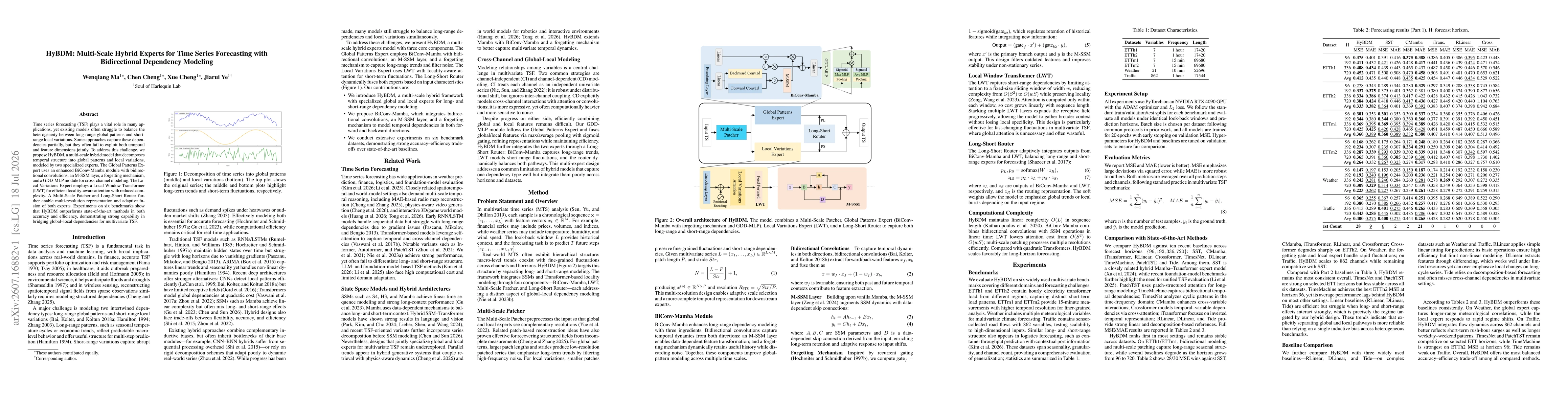 Thumbnail for HyBDM: Multi-Scale Hybrid Experts for Time Series Forecasting with Bidirectional Dependency Modeling