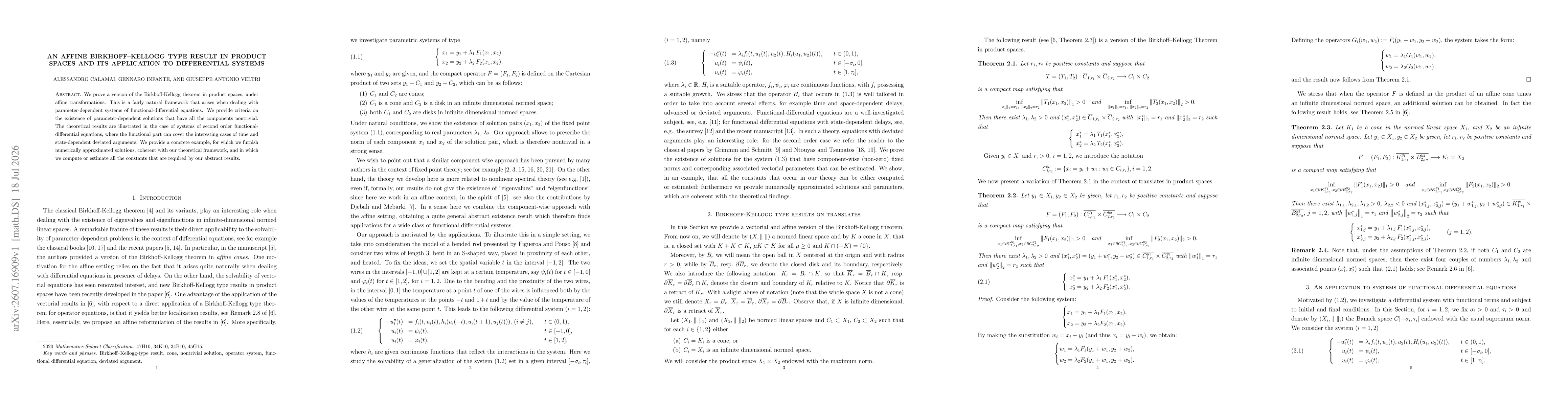 Thumbnail for An affine Birkhoff-Kellogg type result in product spaces and its application to differential systems