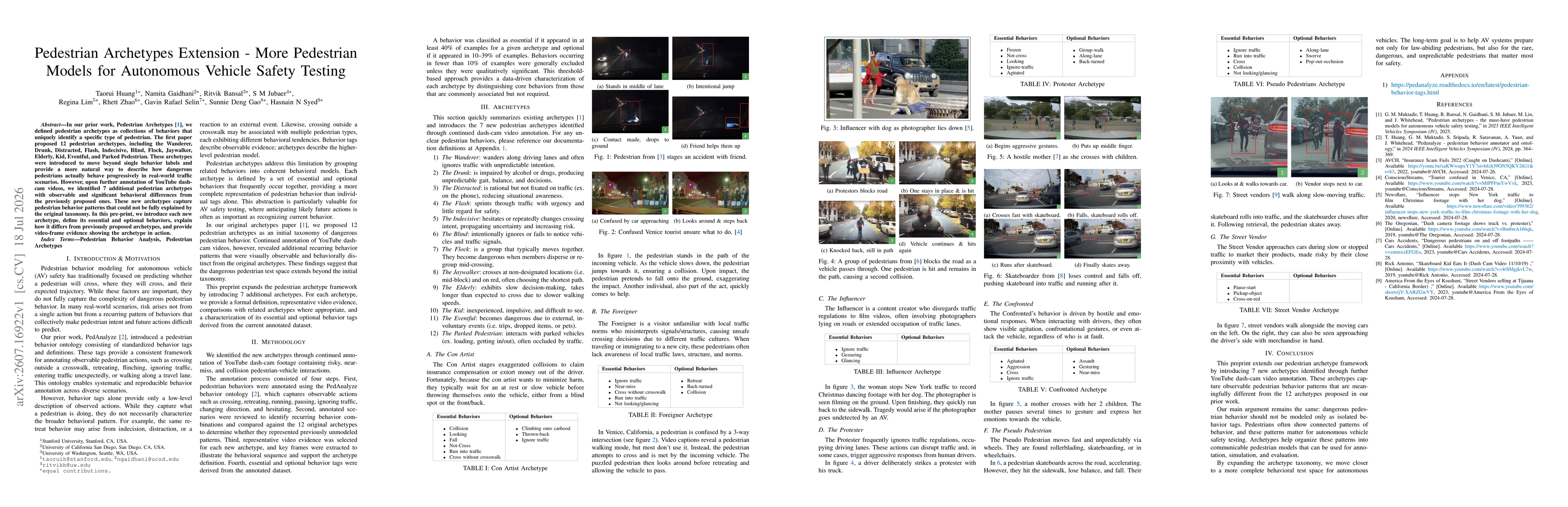Thumbnail for Pedestrian Archetypes Extension -- More Pedestrian Models for Autonomous Vehicle Safety Testing