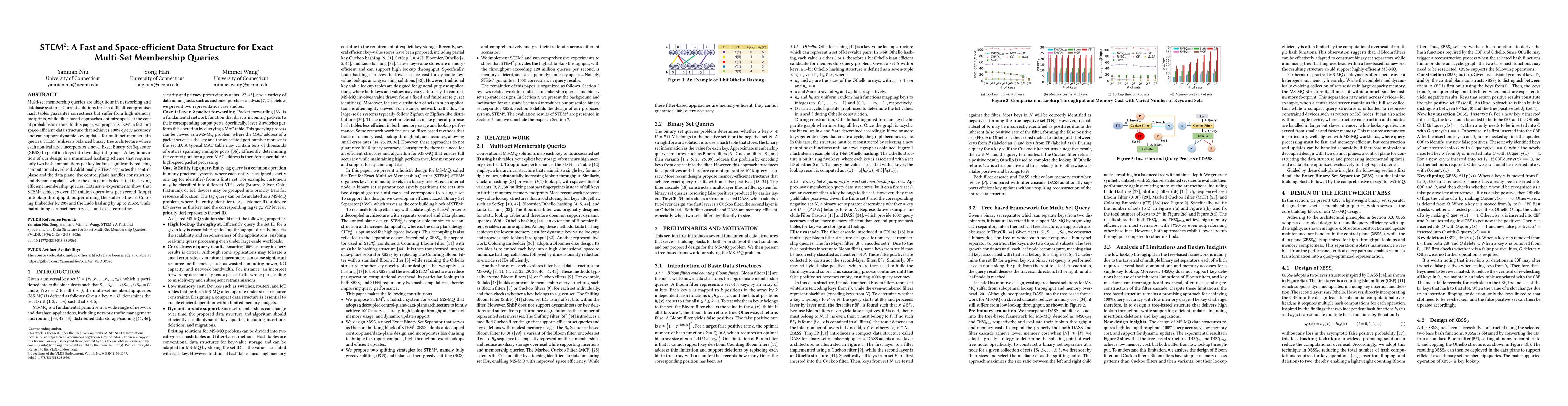 Thumbnail for STEM2: A Fast and Space-efficient Data Structure for Exact Multi-Set Membership Query