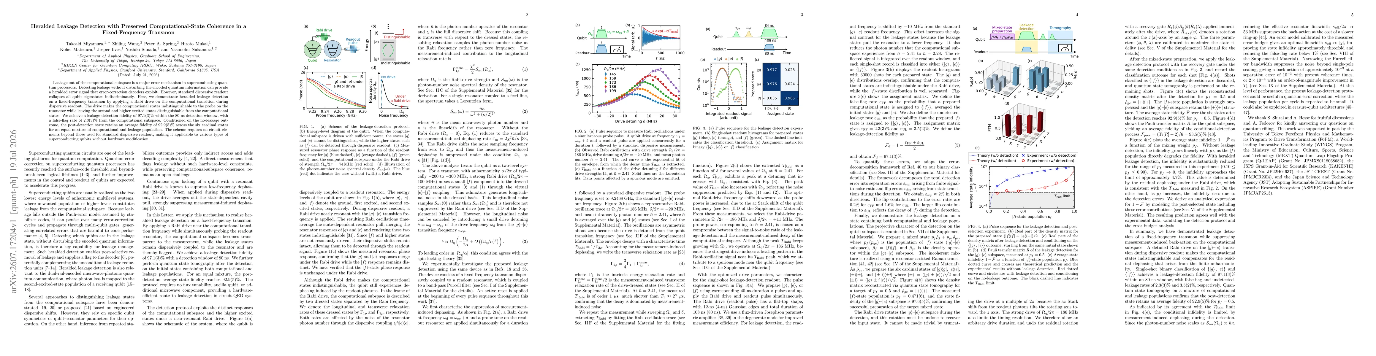 Thumbnail for Heralded Leakage Detection with Preserved Computational-State Coherence in a Fixed-Frequency Transmon