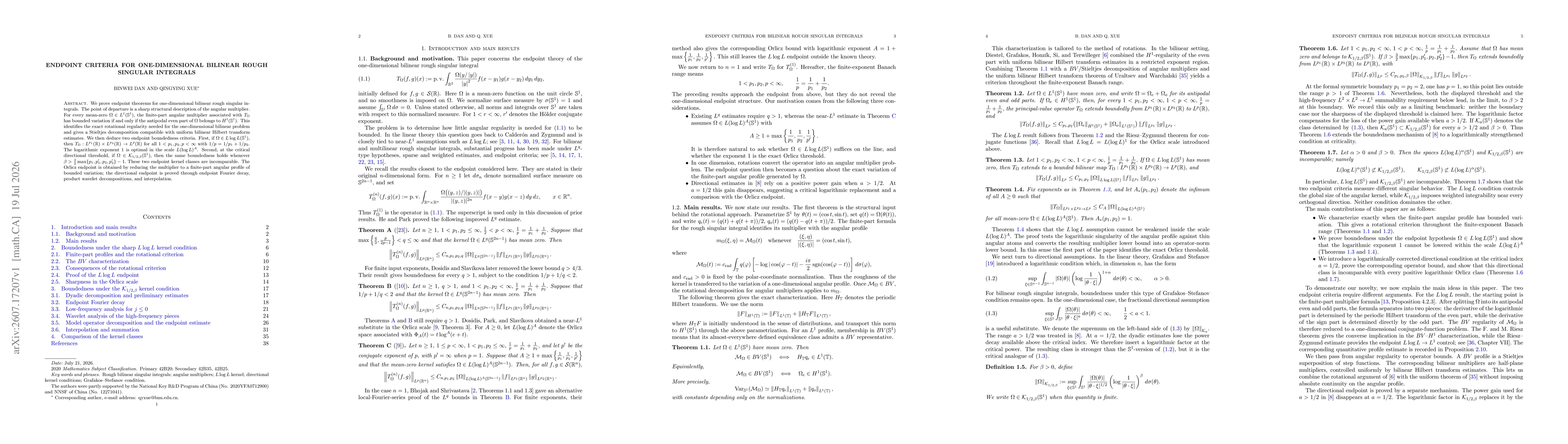 Thumbnail for Endpoint Criteria for One-Dimensional Bilinear Rough Singular Integrals
