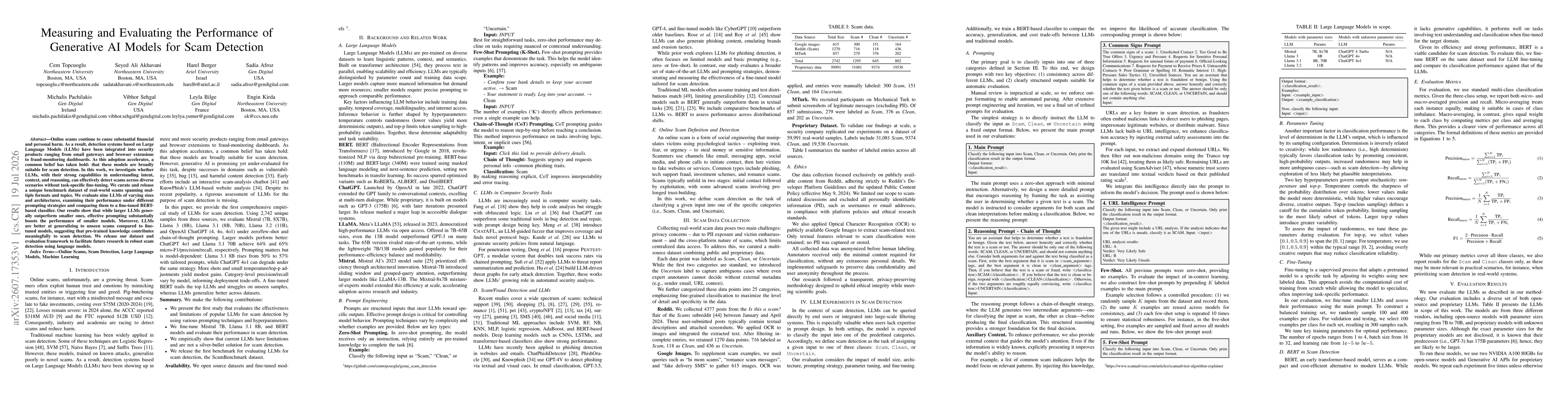 Thumbnail for Measuring and Evaluating the Performance of Generative AI Models for Scam Detection