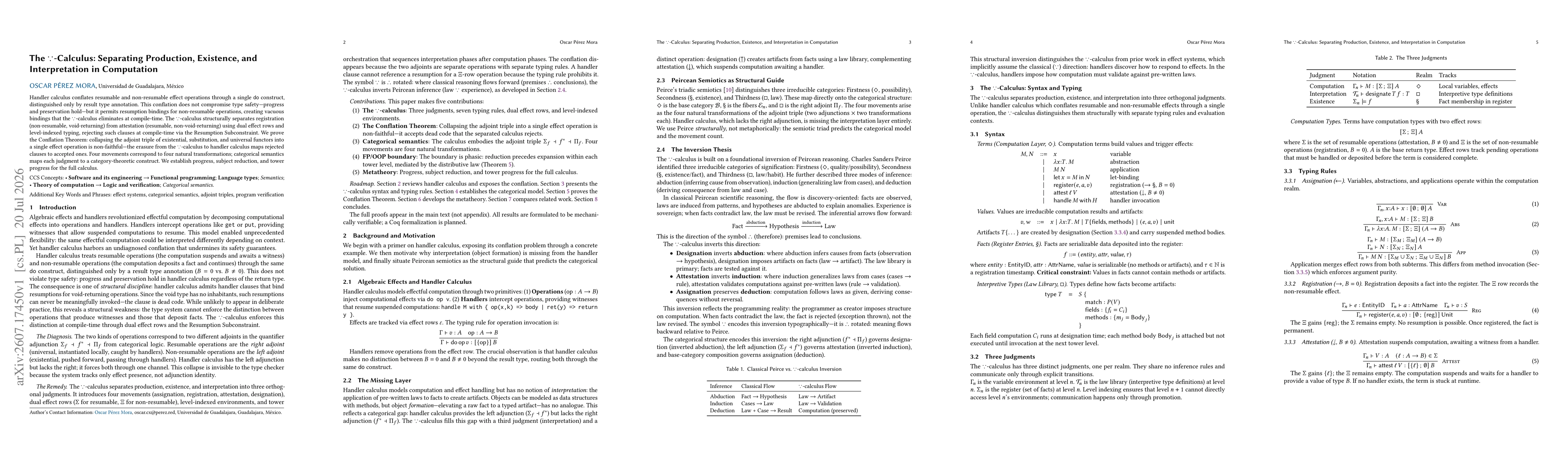 Thumbnail for The Because-Calculus: Separating Production, Existence, and Interpretation in Computation