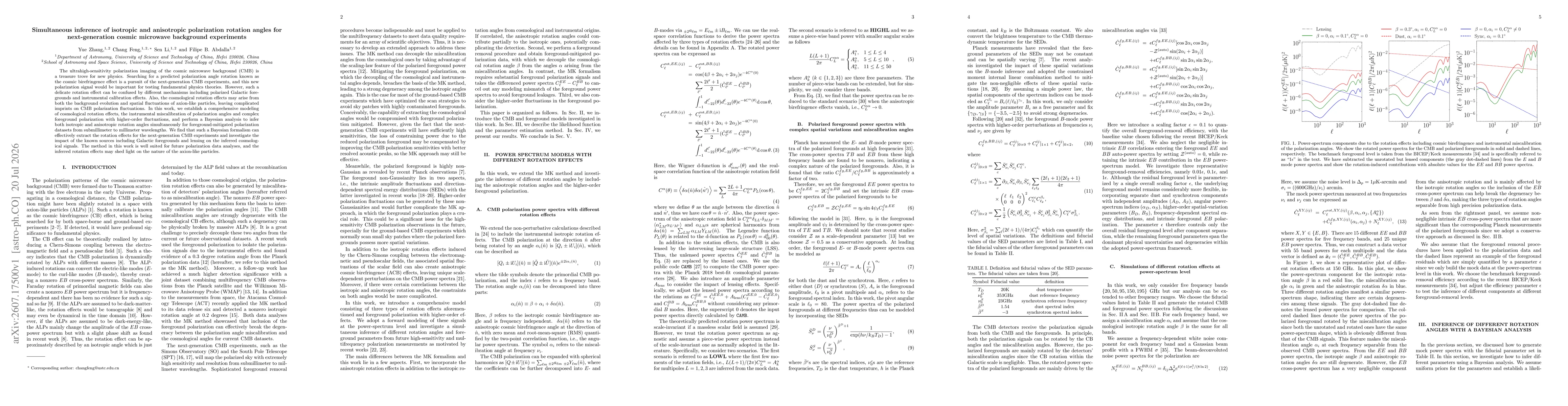 Thumbnail for Simultaneous inference of isotropic and anisotropic polarization rotation angles for next-generation cosmic microwave background experiments