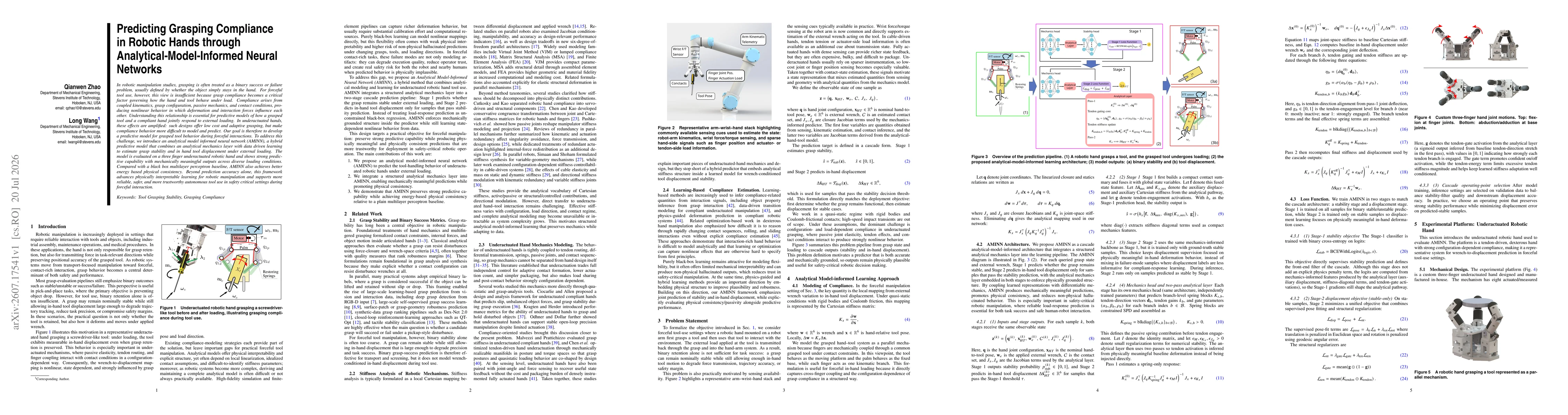 Thumbnail for Predicting Grasping Compliance in Robotic Hands through Analytical-Model-Informed Neural Networks