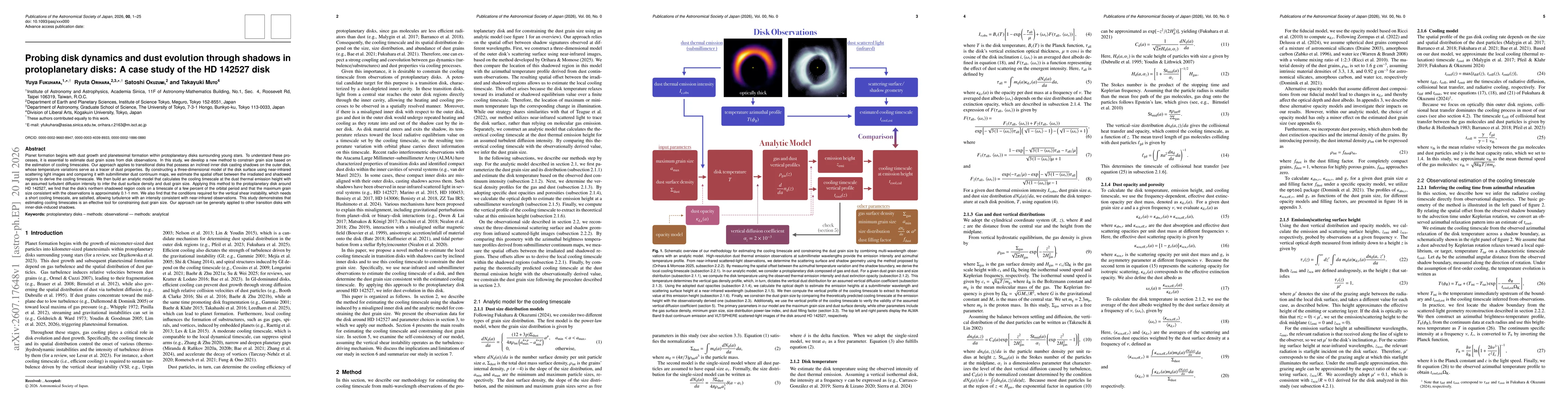 Thumbnail for Probing disk dynamics and dust evolution through shadows in protoplanetary disks: A case study of the HD 142527 disk