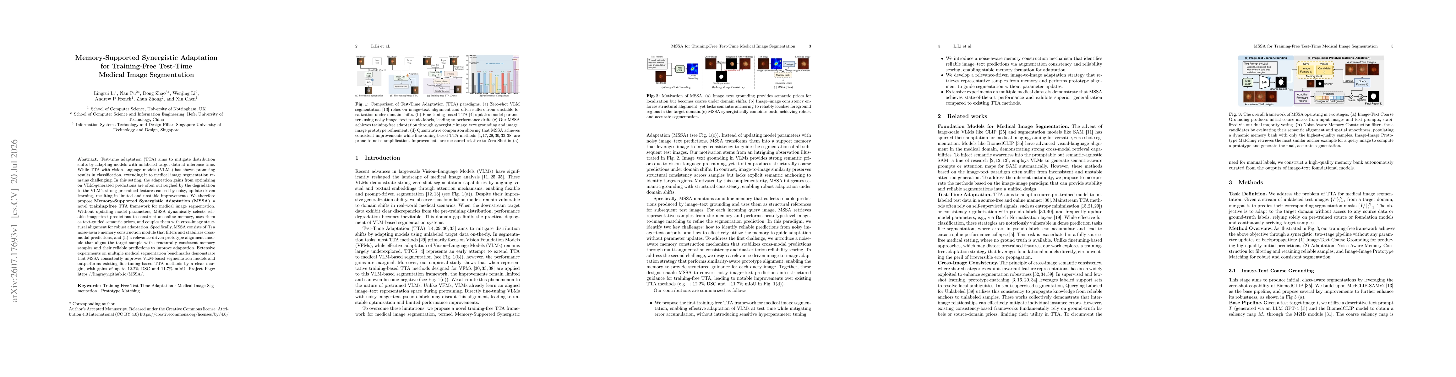 Thumbnail for Memory-Supported Synergistic Adaptation for Training-Free Test-Time Medical Image Segmentation