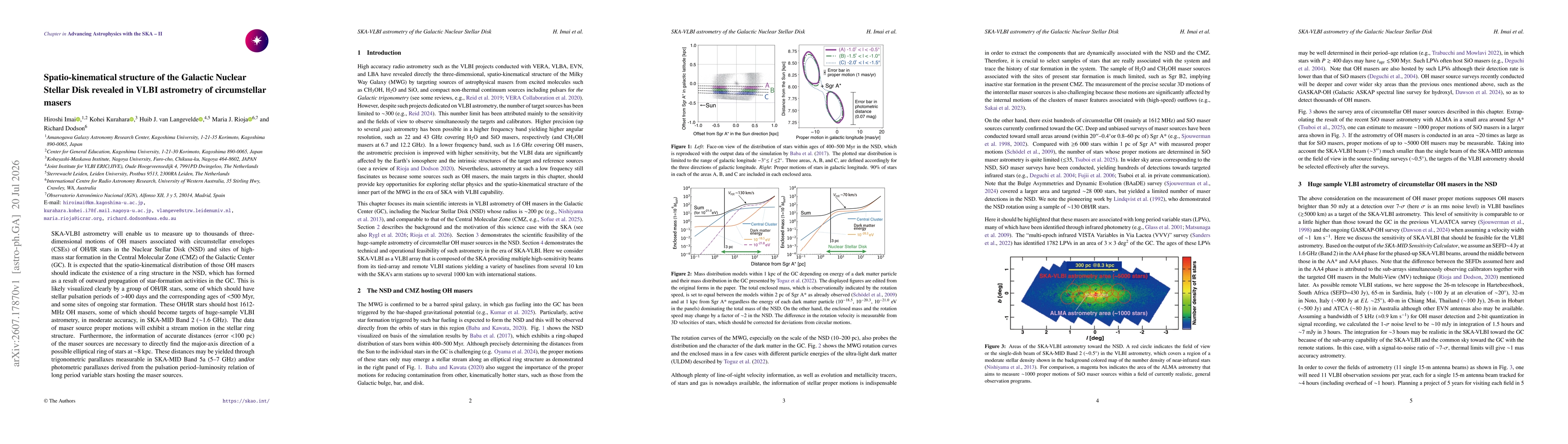 Thumbnail for Spatio-kinematical structure of the Galactic Nuclear Stellar Disk revealed in VLBI astrometry of circumstellar masers