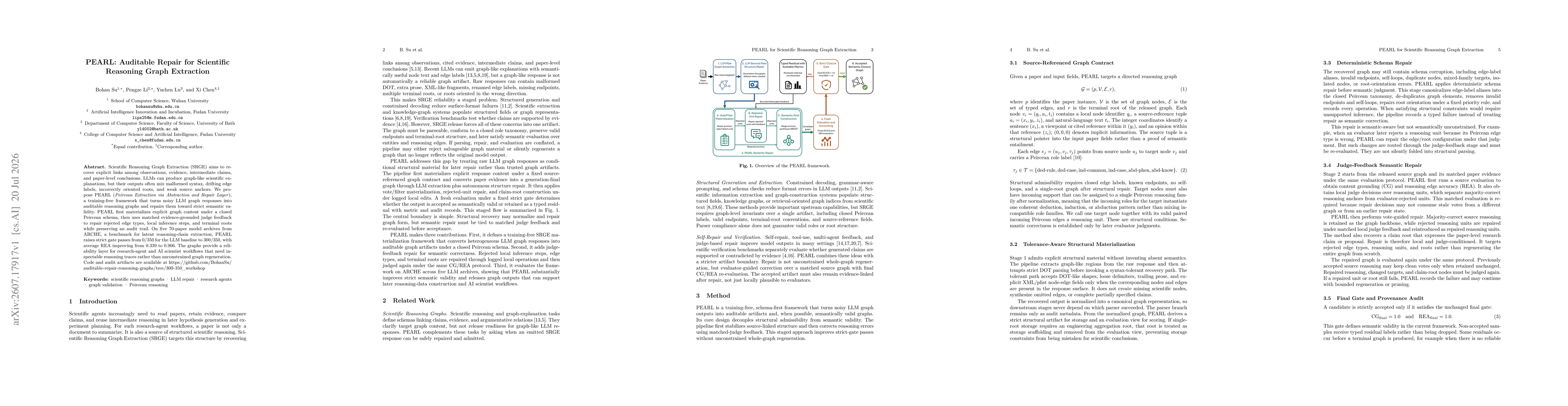 Thumbnail for PEARL: Auditable Repair for Scientific Reasoning Graph Extraction