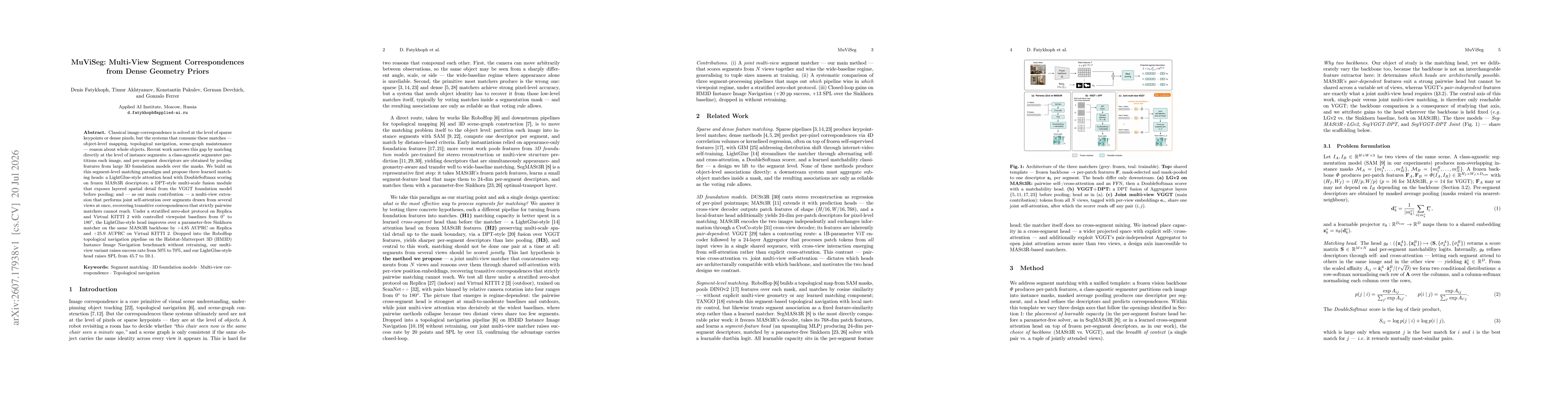 Thumbnail for MuViSeg: Multi-View Segment Correspondences from Dense Geometry Priors