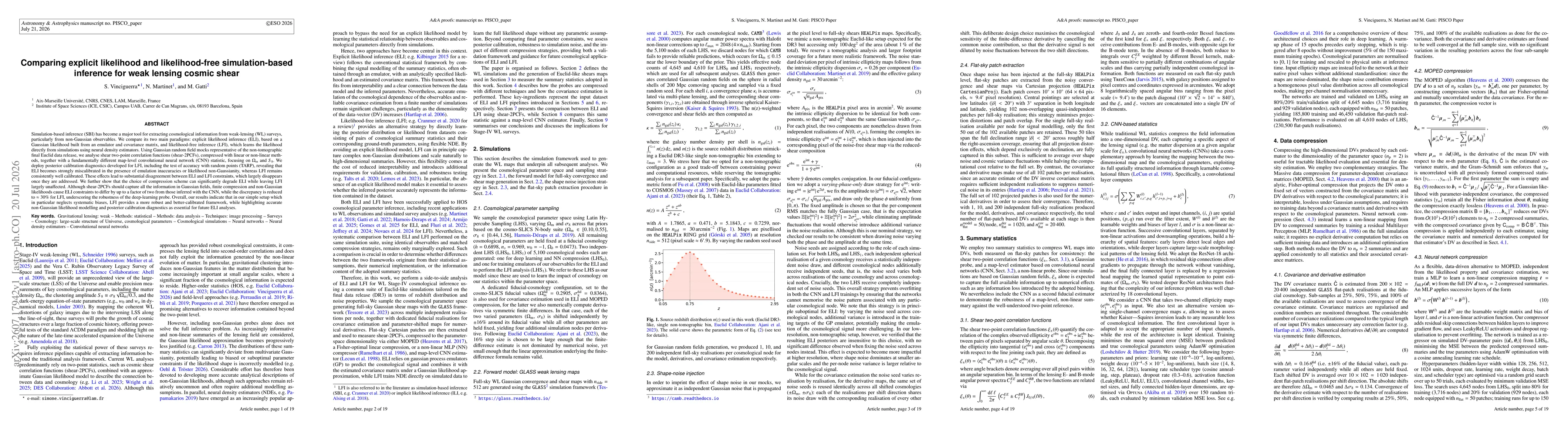 Thumbnail for Comparing explicit likelihood and likelihood-free simulation-based inference for weak lensing cosmic shear