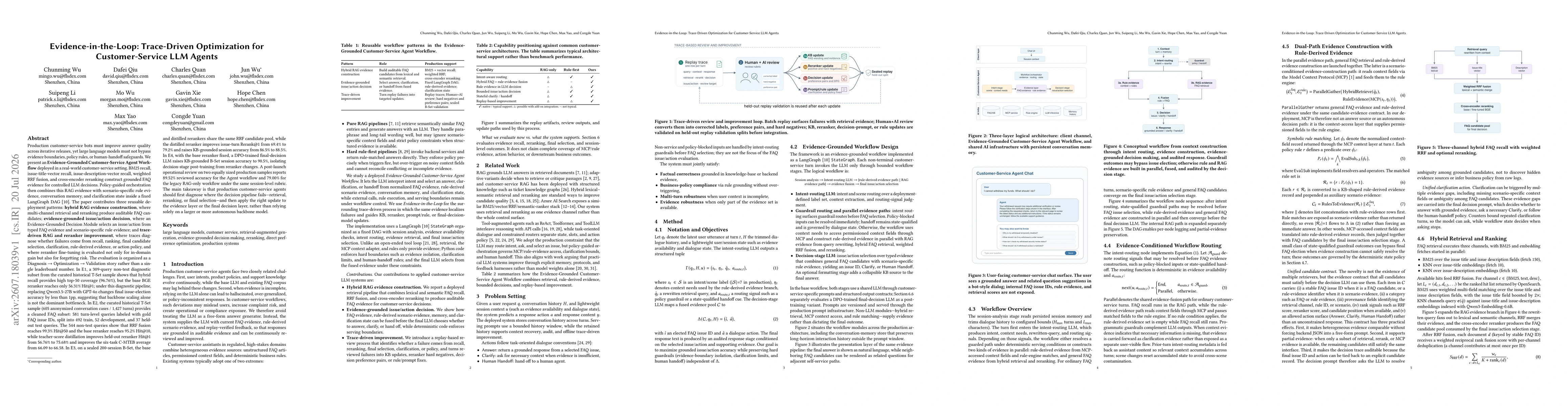 Thumbnail for Evidence-in-the-Loop: Trace-Driven Optimization for Customer-Service LLM Agents