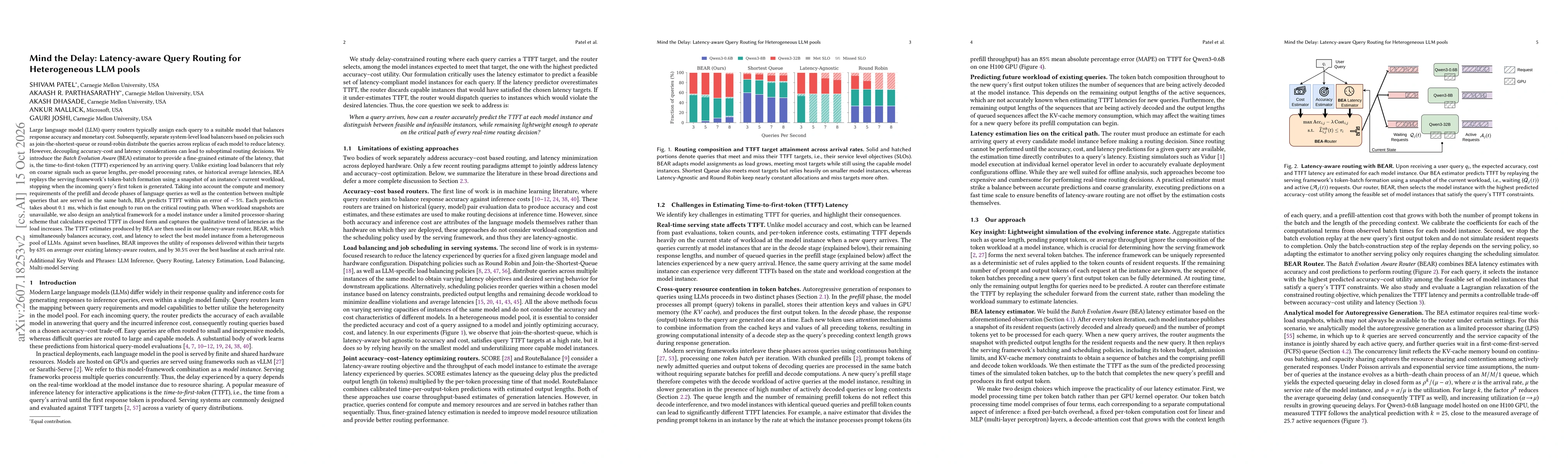Thumbnail for Mind the Delay: Latency-aware Query Routing for Heterogeneous LLM pools
