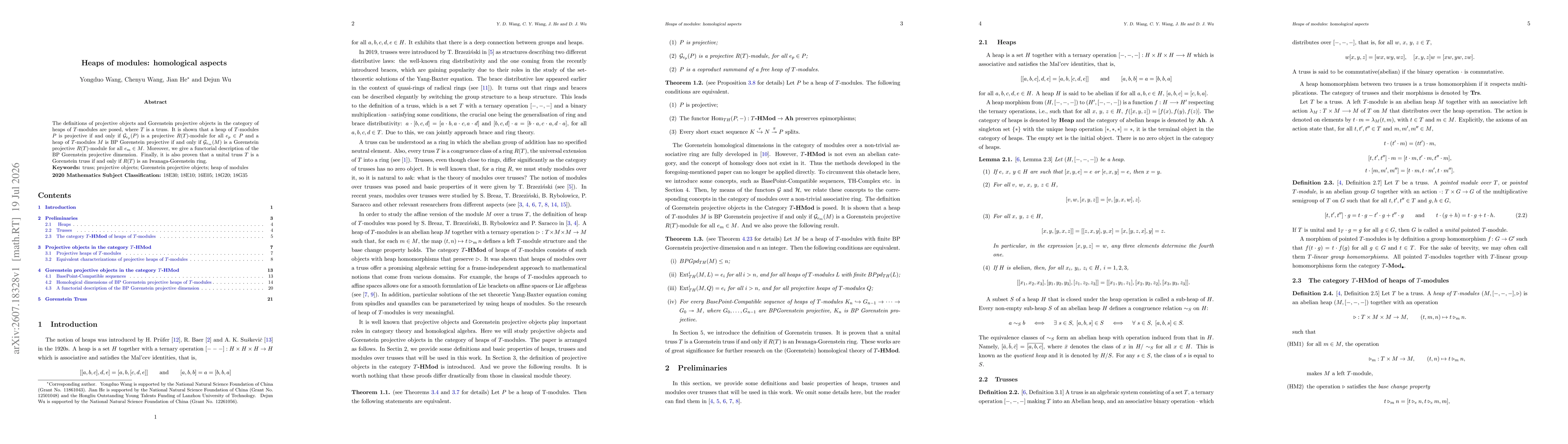 Thumbnail for Heaps of modules: homological aspects