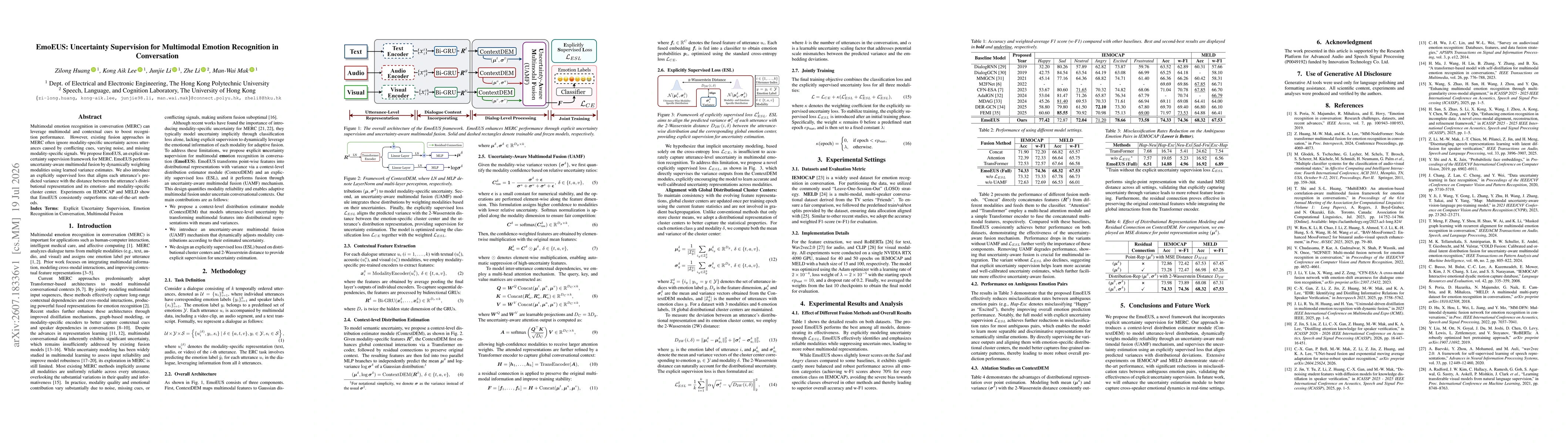 Thumbnail for EmoEUS: Uncertainty Supervision for Multimodal Emotion Recognition in Conversation