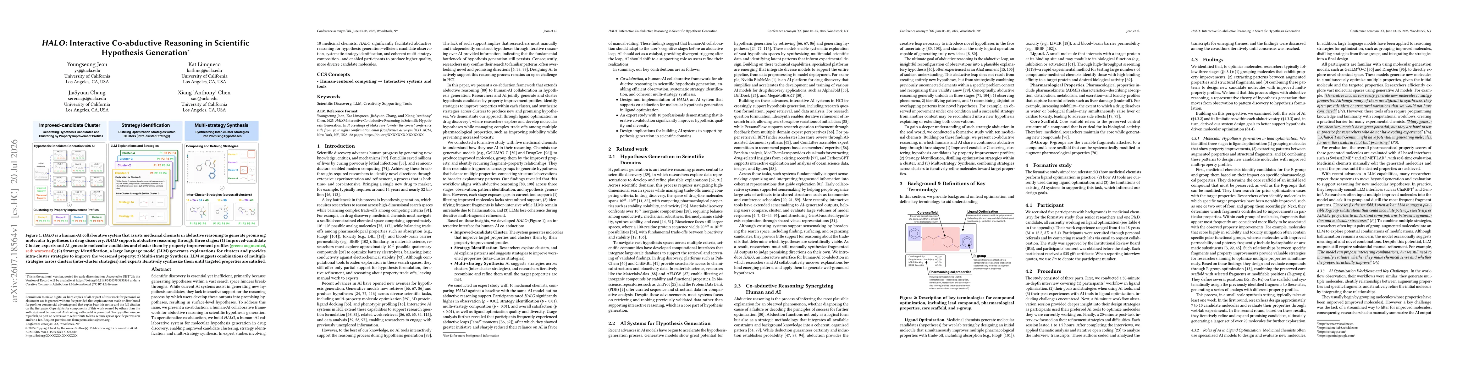 Thumbnail for HALO: Interactive Co-abductive Reasoning in Scientific Hypothesis Generation