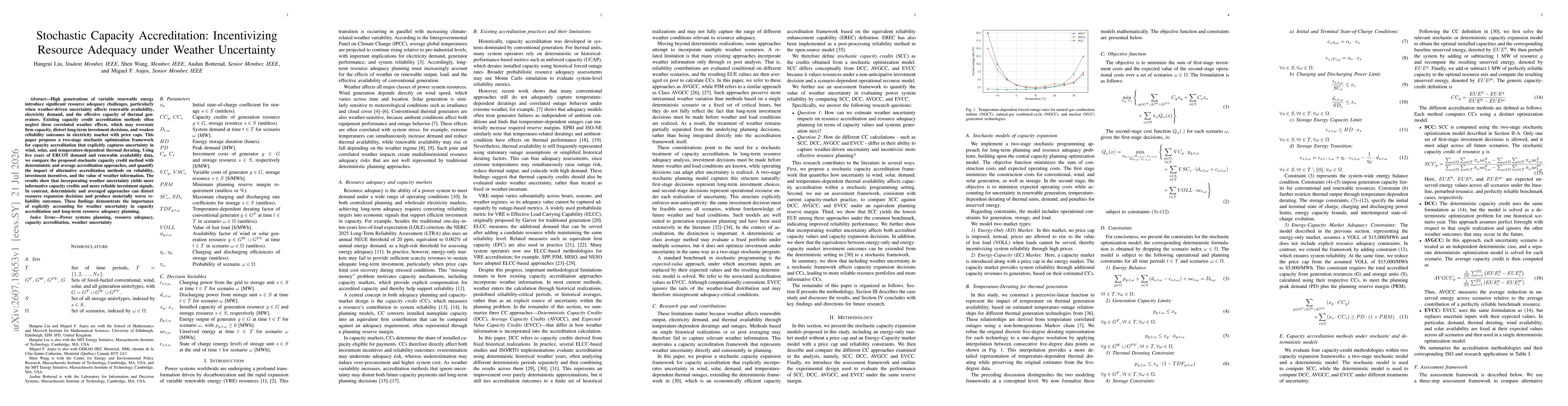 Thumbnail for Stochastic Capacity Accreditation: Incentivizing Resource Adequacy under Weather Uncertainty