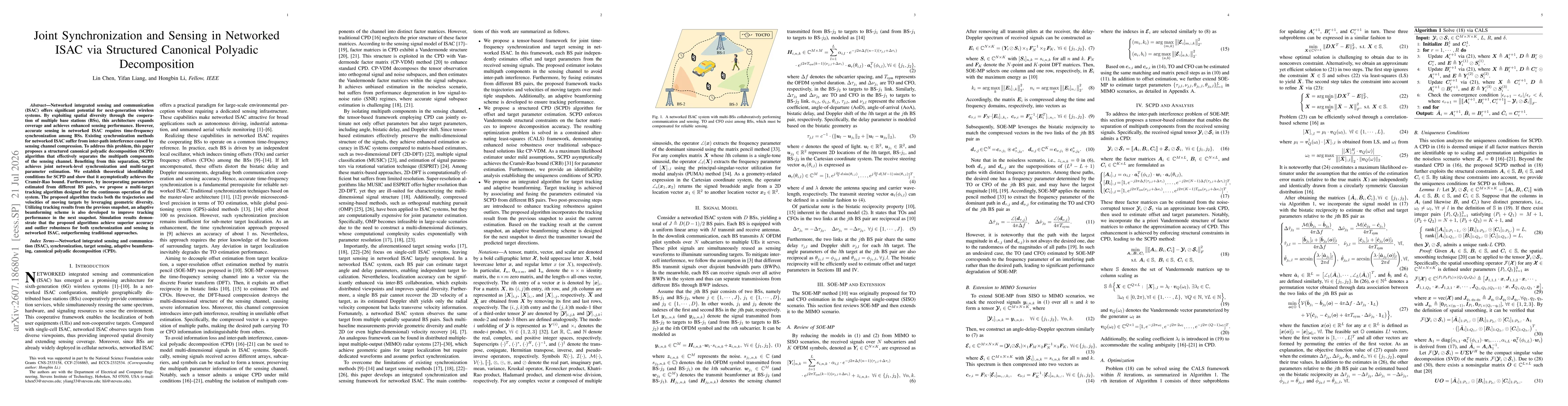 Thumbnail for Joint Synchronization and Sensing in Networked ISAC via Structured Canonical Polyadic Decomposition