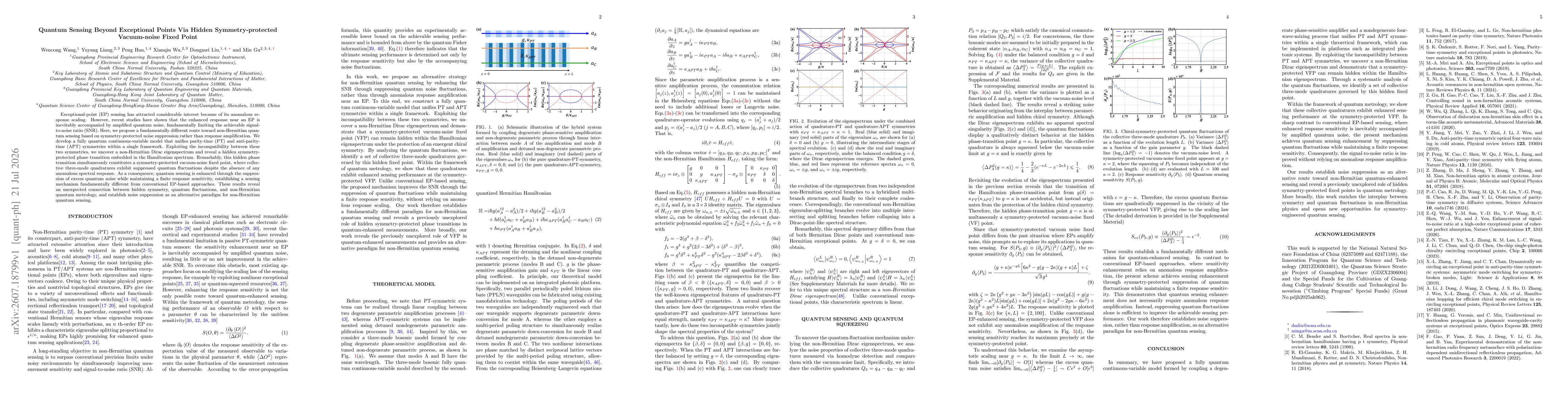 Thumbnail for Quantum Sensing Beyond Exceptional Points via Hidden symmetry-protected vacuum-noise fixed point