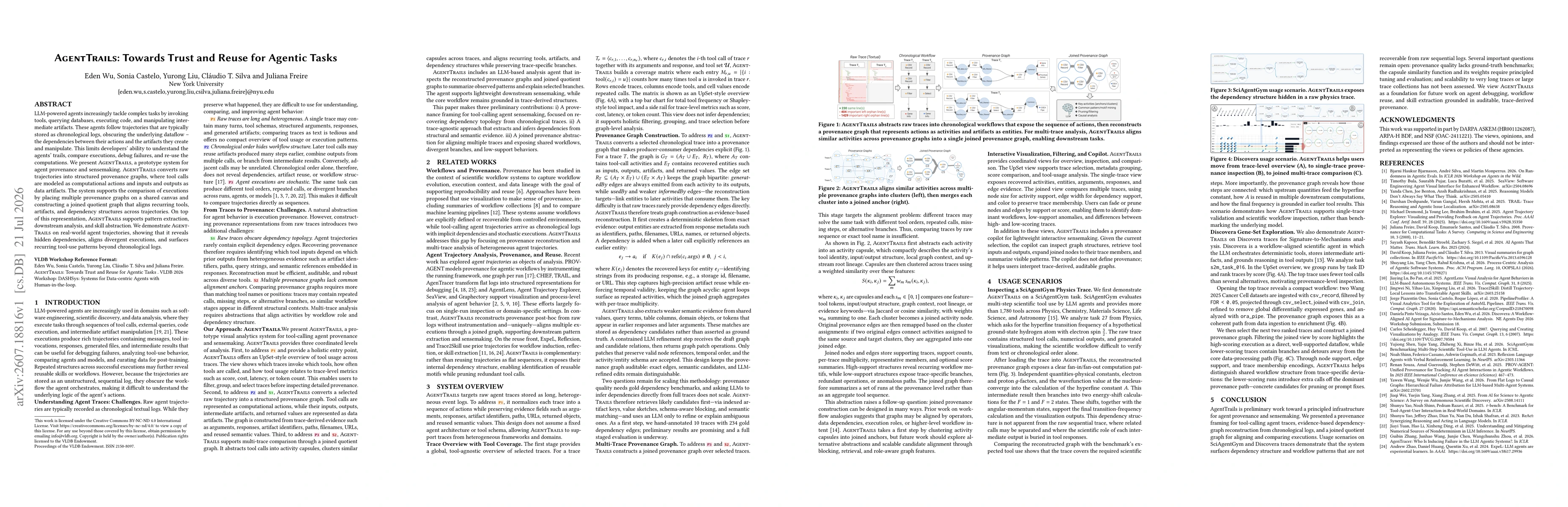 Thumbnail for AgentTrails: Towards Trust and Reuse for Agentic Tasks