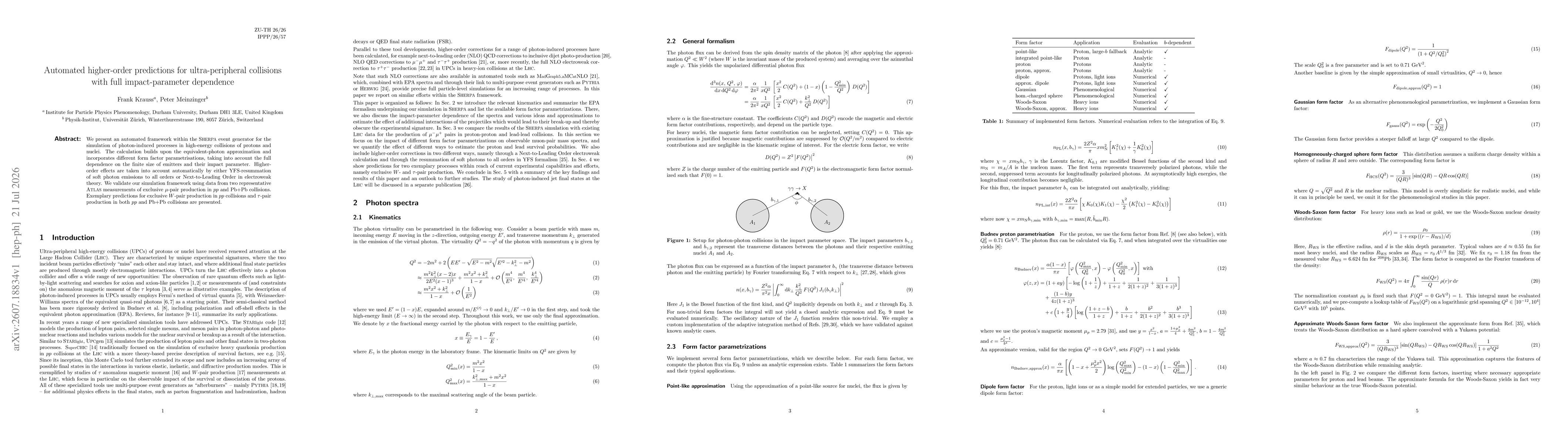 Thumbnail for Automated higher-order predictions for ultra-peripheral collisions with full impact-parameter dependence