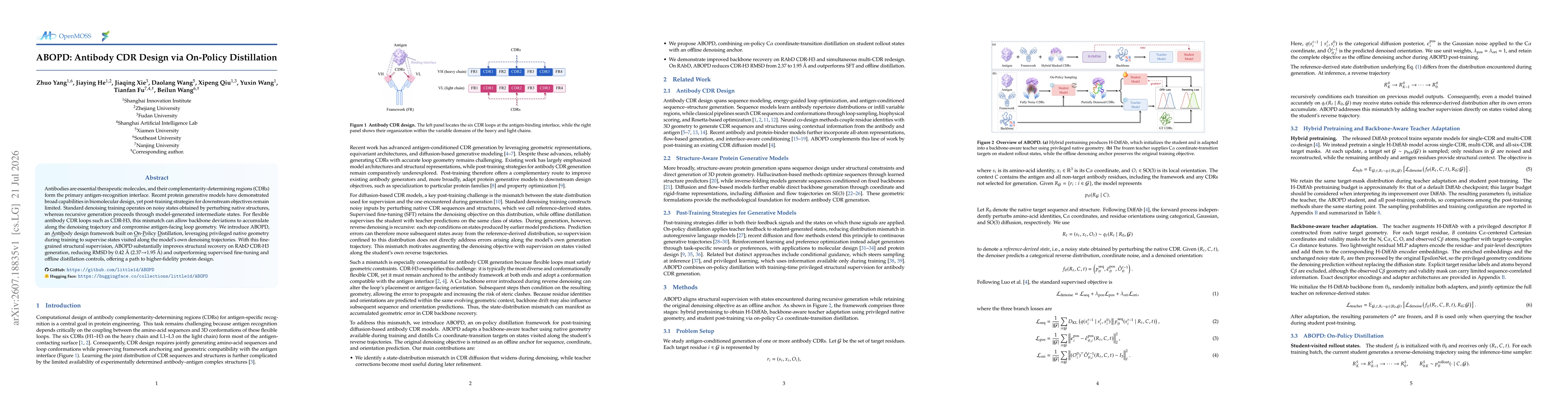 Thumbnail for ABOPD: Antibody CDR Design via On-Policy Distillation