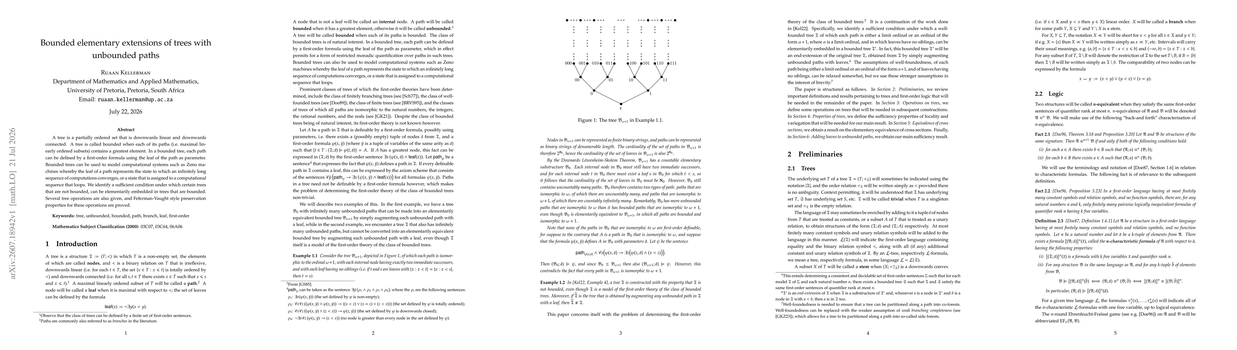 Thumbnail for Bounded elementary extensions of trees with unbounded paths